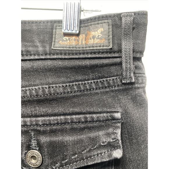 Levi's 525 Perfect Waist Straight Leg Black Tab Denim Jeans Women's Size 12 M - Picture 4 of 9